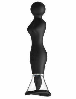 Venus De Milo Licking Sucking Pleasure Wand  |   Clitoral Toys Clitoral Toys Black