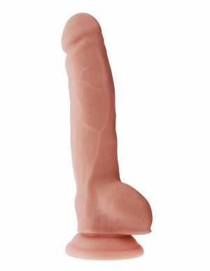 Vitamin D 9 Inch Poseable Dildo With Balls  |   Queer Friendly Queer Friendly Queer Friendly