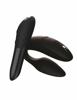 We-Vibe 15Th Anniversary Collection – Tango X + Sync 2  |   Couple’s Couple's Black