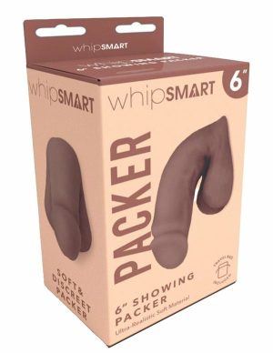 Whipsmart 6 Realistic Packer Dark  |   Queer Friendly Queer Friendly Chocolate