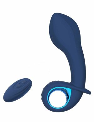 Zodiac For Lovers Inflatable Vibrator With Remote  |   G-Spot G-Spot Blue