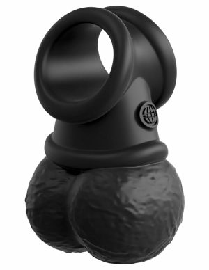 King Cock Elite – The Crown Jewels Vibrating Swinging Balls  |   Queer Friendly Queer Friendly Black