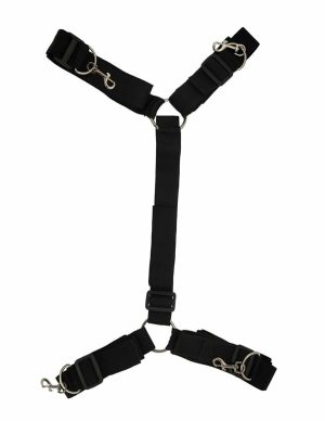 Bound To Love Under Bed Restraints & Cuffs  |   Restraints Bondage Black