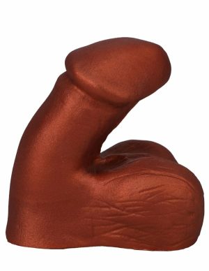 Tantus On The Go Silicone Packer – Super Soft Silicone In Copper  |   Queer Friendly Queer Friendly Copper