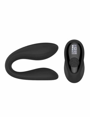 Midnight Minx Couples Toy With Digital Display Remote  |   Couple’s Couple's Black